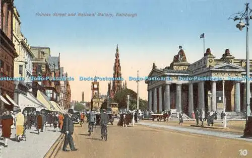 R371679 Edinburgh Princes Street and National Gallery