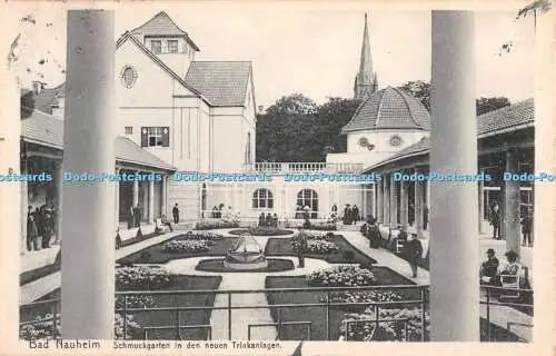 R371742 Bad Nauheim Schmuckgarten in den neuen Trinkanlagen 1912