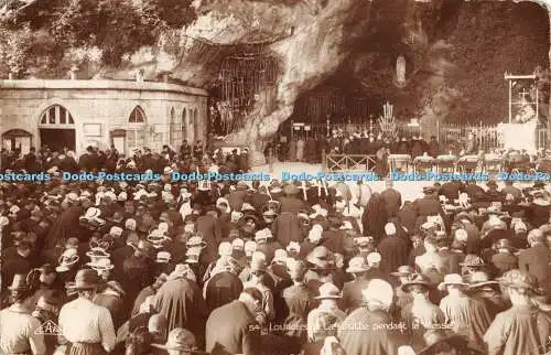 R370009 C A P 54 Lourdes La Grotte Anhänger La Messe RP