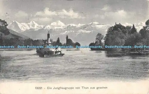 R371756 Die Jungfraugruppe von Thun aus gesehen Kilchberg Wehrli A G 1909