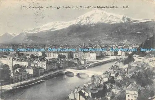 R370024 373 Grenoble Vue generale et le Massif du Moucherotte E R