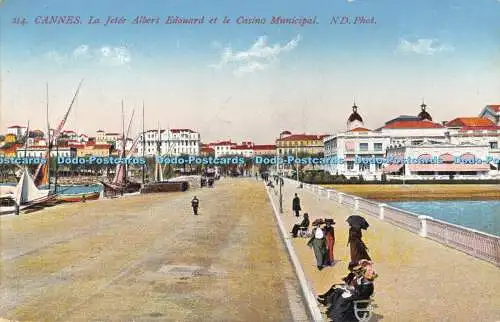 R370041 214 Cannes La Jetee Albert Edouard et le Casino Municipal ND Phot A Sauv