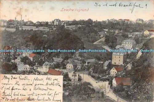 R371781 Loschwitzgrund Postkarte 1904