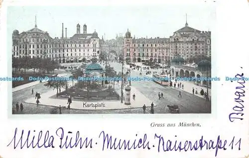 R371788 Gruss aus München Karlsplatz Schaefer 1906