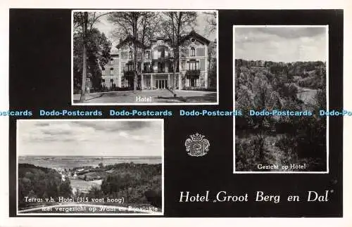 R370063 Hotel Groot Berg en Dal Hotel Terras v h Hotel met vergezicht op Waal en