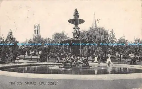 R371829 Launceston Princes Square Tasmania 1909