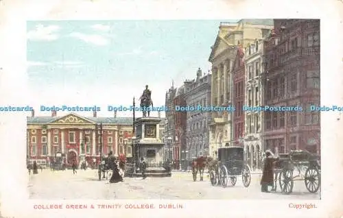 R371833 Dublin College Green and Trinity College