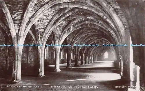 R370091 Lilywhite The Cellarium Fountains Abbey Barkers Serie RP