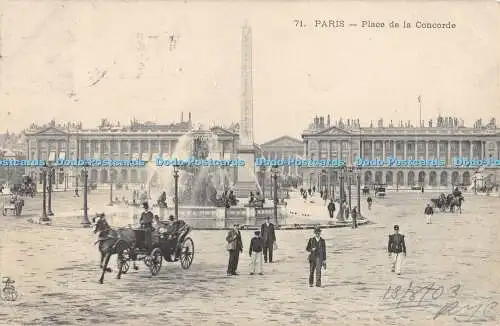 R370095 71 Paris Place de la Concorde 1903