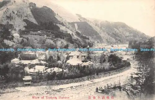 R371842 Hakone Ansicht von Yumoto Postkarte