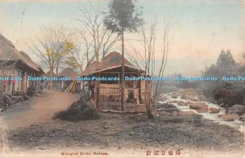 R371843 Hakone Miyagino Fluss Postkarte 1917