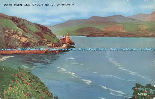 R370123 Coes Faen und Cader Idris Barmouth 84355 Valesque Postkarte Valentinstag