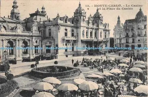 R371879 Monte Carlo Le Casino et la Place du Casino Rostan und Reneaud