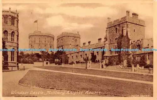 R371884 Windsor Castle Military Knight Houses F Frith