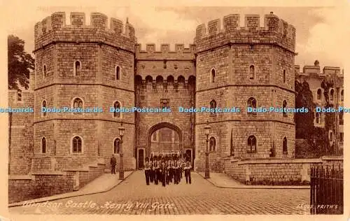 R371885 Windsor Castle Henry VIII Gate F Frith