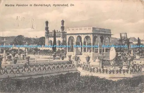 R371896 Hyderabad Dn Marble Pavelion in Basherbagh The Phototype 1911