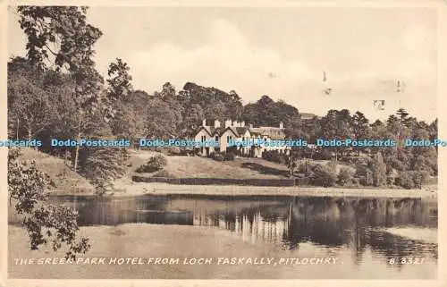 R370149 The Green Park Hotel von Loch Faskally Pitlochry B 3321 Sepiatype Postc