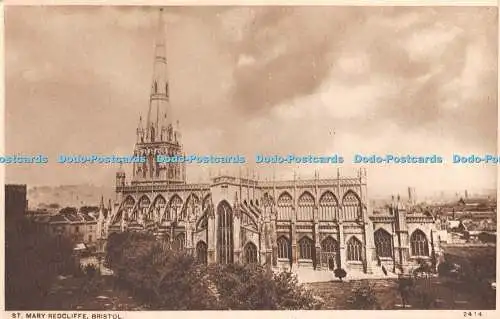 R371907 Bristol St Mary Redcliffe Postkarte