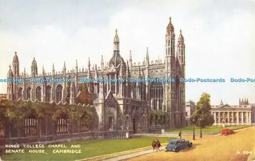 R370163 Kings College Chapel and Senate House Cambridge A904 Kunstfarbe Brian Ge