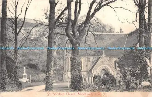 R371916 I W Bonchurch St Boniface Church Knight Library