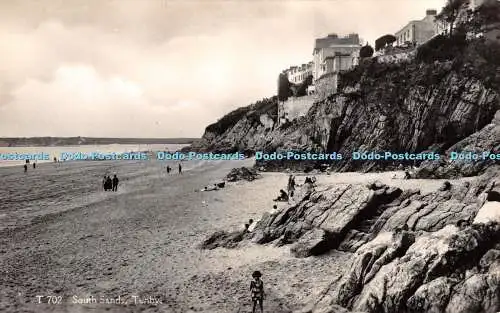 R371924 Tenby South Sands RP Postkarte