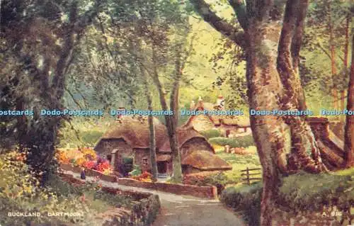 R370175 Buckland Dartmoor A 916 Art Colour Brian Gerald Valentines