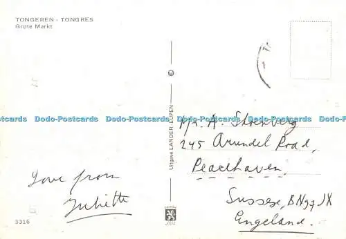D096845 Tongeren. Grote Markt. Lander Eupen