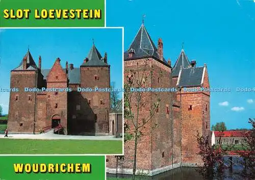 D096857 Slot Loevestein Woudricheim. B. Geitz. Multi View