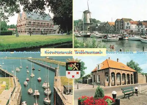 D096860 Groeten uit Willemstad. Kadoshop Saarloos. Jos Pe Print. Multi View