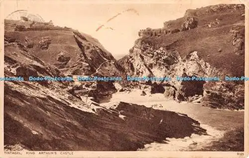 R371942 Tintagel King Arthur Castle Photochrom