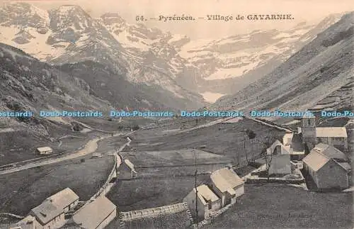 R372004 Pyrenäen Dorf de Gavarnie Postkarte