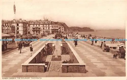 R372018 Teignmouth Sunken Gardens The Esplanade