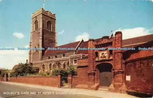 R372158 Ipswich Wolsey Gate and St Peter Church J Salmon Cameracolour