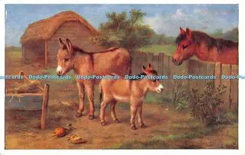 R372161 Farm Horse and two Ponys J Salmon E Hunt 1961