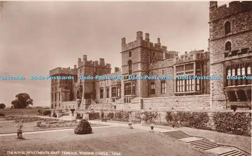 R372365 Windsor Castle The Royal Apartments East Terrace J Salmon RP