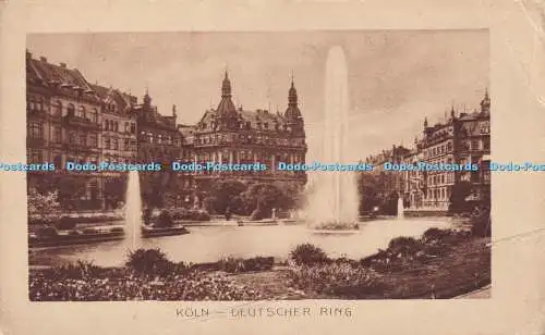 R372500 Köln Deutscher Ring K T F Fotogravur