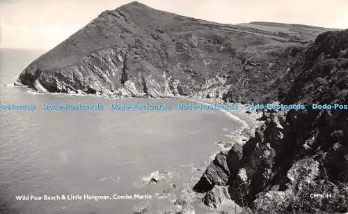 R374084 Wild Pear Beach and Little Hangman Combe Martin CMN 14 Lilywhite RP J Wo