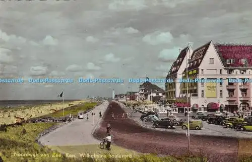 R372544 Noordwijk aan Zee Kon Wilhelmina Boulevard J und B RP