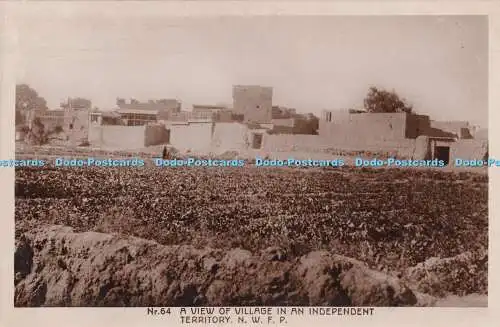 R372634 Ein Blick auf ein Dorf in einem unabhängigen Gebiet N W F P Nr 64 R C R S Khan
