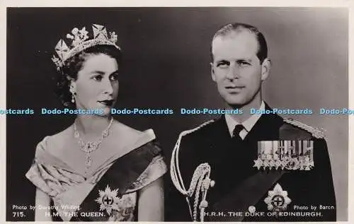 R372642 H M The Queen 715 Foto von Dorothy Wilding H R H The Duke Of Edinburgh P