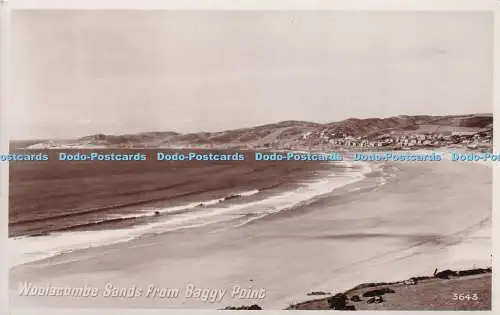 R372852 Woolacombe Sands from Baggy Point 3643 English Series Photo Precision Ge