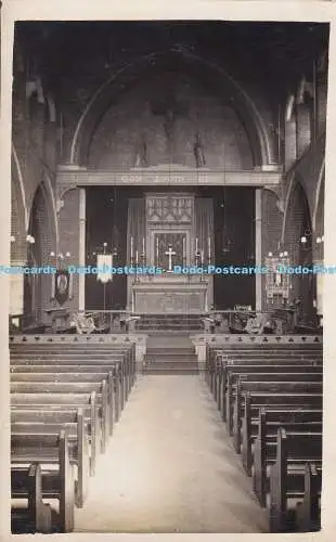 R373011 Unbekannte Ansicht Altar Postkarte