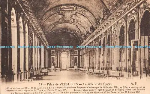 R376135 Palais de Versailles La Galerie des Glaces A Papeghin