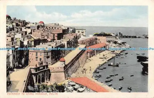 R374630 Einfahrt Grand Harbour Malta