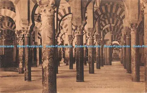 R376173 Cordoba Interior de la Mezquita Senan Hauser y Menet