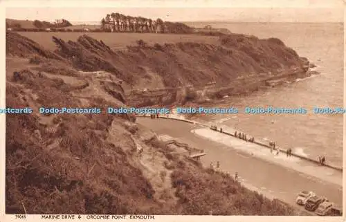 R374750 39046 Marine Drive und Orcombe Point Exmouth 1952