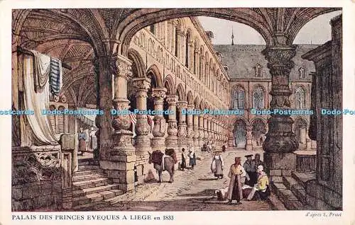 R376279 Palais des Princes Eveques a Liege en 1833 S Prout