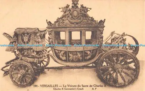 R376309 Versailles Charles X Coronation Coach A Papeghin