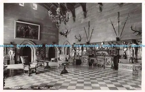 R376344 Warwick Castle The Great Hall J Salmon RP