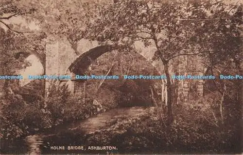 R376382 Ashburton Holne Bridge Postkarte 1927